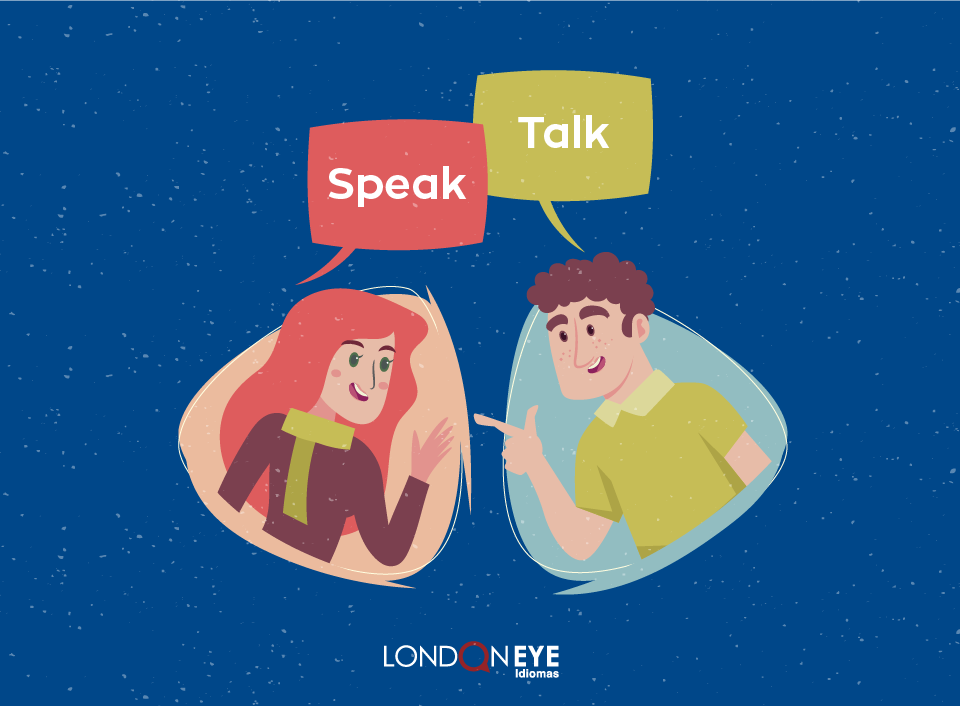 diferença entre speak e talk